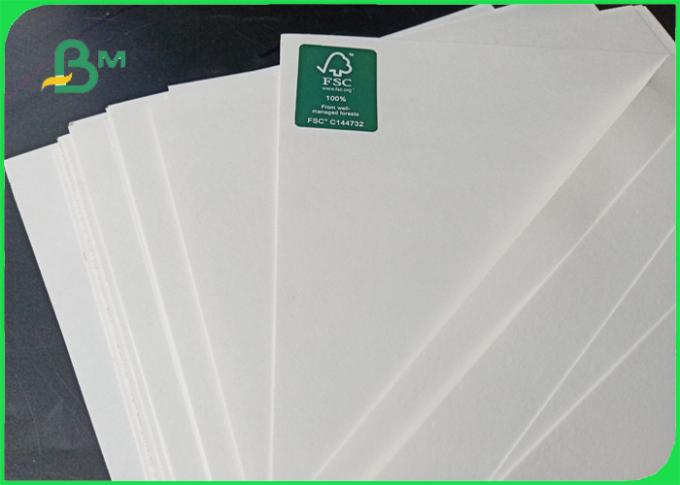  blancos naturales 230g alisan el papel absorbente uniforme del papel secante para los prácticos de costa en rollo