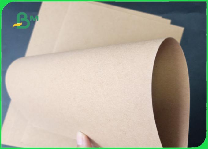 350gsm papel resistente del trazador de líneas de Brown Kraft de la pulpa de madera del rasgón el 100% para el paquete