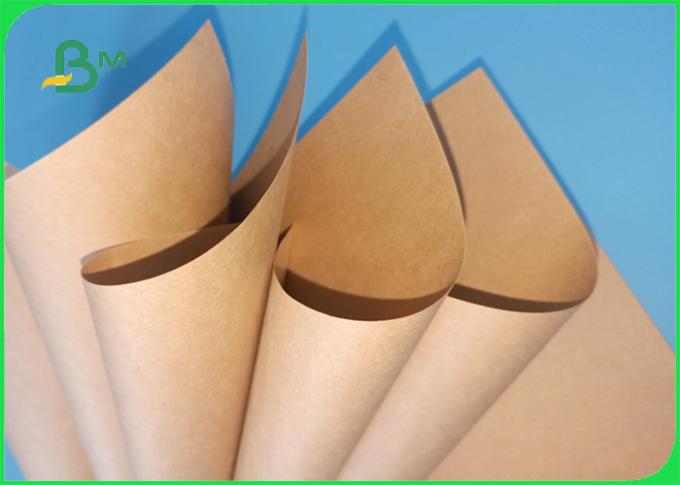 Pulpa de madera aprobada por la FDA 40gsm - papel del 100% del trazador de líneas de 80gsm Brown Kraft para embalar