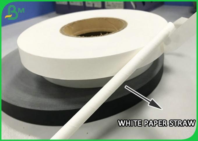 Categoría alimenticia de Rolls de la paja del papel Straw Paper de consumición colorido negro puro 60gr 120g