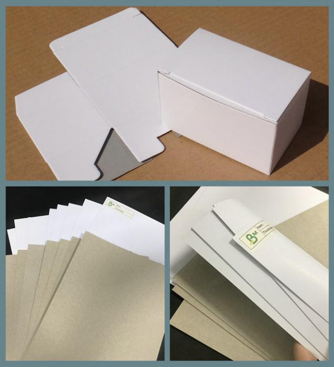 Las hojas revestidas blancas FSC del top 300g 350g 400g del cartón del duplex de CCNB reciclaron certificado
