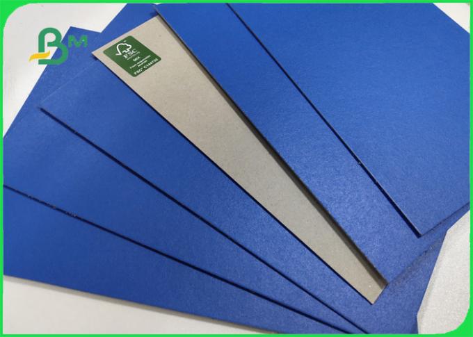 brillante laqueada azul del final del cartón de 1.2m m 1.4m m usado para las carpetas de archivos