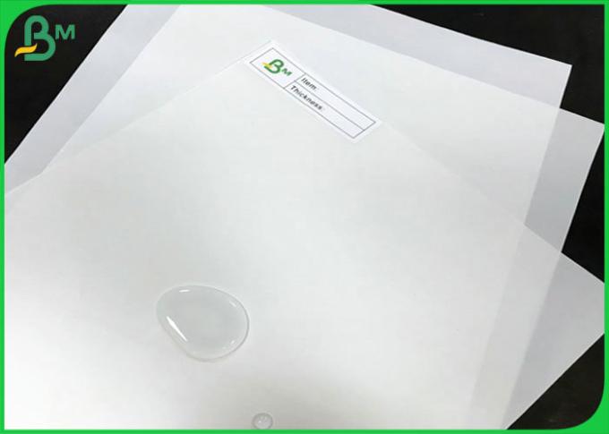 Hojas de papel sintéticas de la piedra blanca impermeable de RPD 100um para el cuaderno untearable
