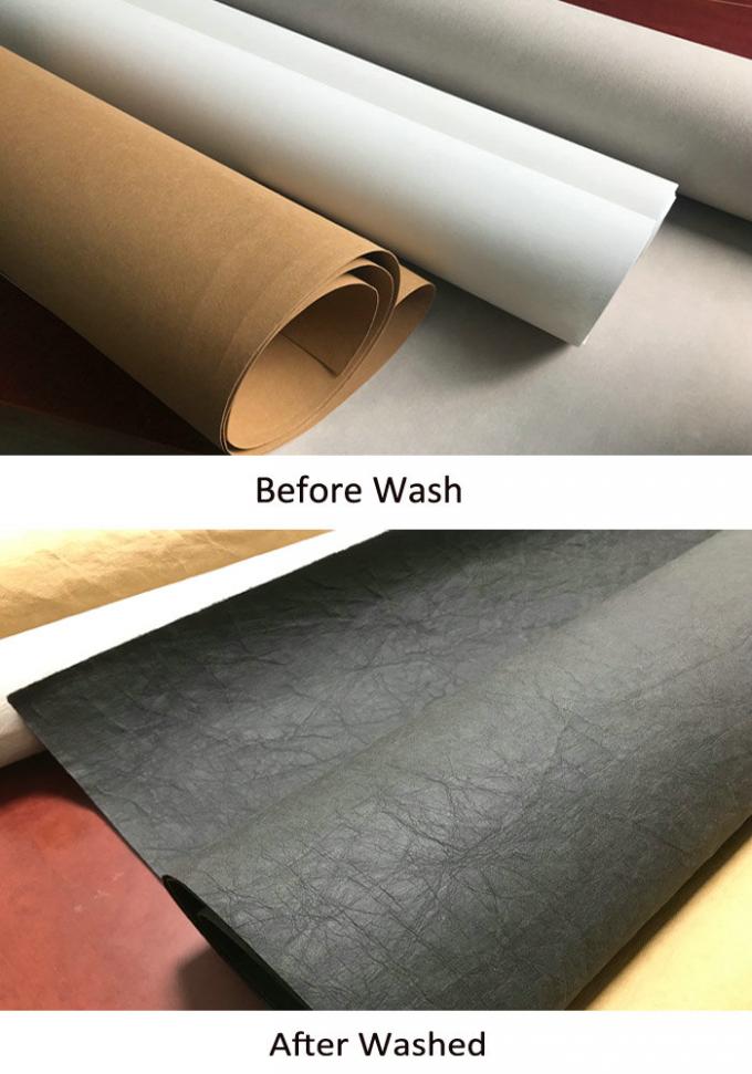 La tela del material de los bolsos lavó el papel de Kraft lavable del rollo durable del papel 0.5m m