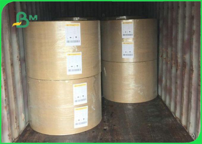Alto papel de Kraft del cemento de la resistencia de rasgón 80gsm 90gsm con el color de Brown