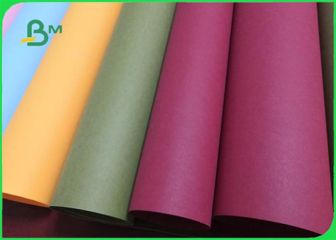 Papel lavable colorido de 055M M Kraft para la protección del medio ambiente de las mochilas