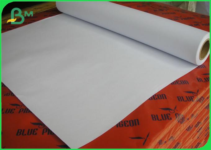 Rollo del papel de trazador del chorro de tinta 80GSM cad para la fábrica 620/914m m * los 50/150m de la ropa