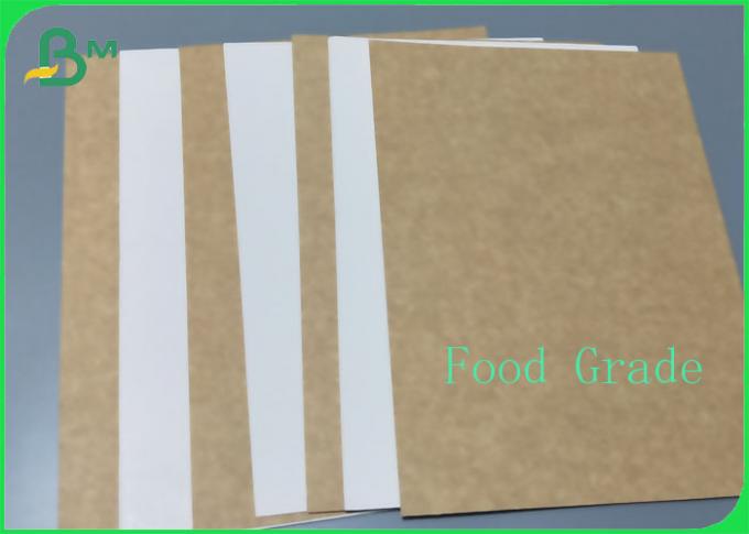 categoría alimenticia revestida blanca del papel de Kraft de la parte posterior de 170g 245g 787M M 1092M M