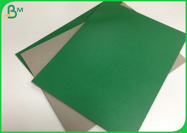 Grueso 1.2M M 1 tablero revestido del atascamiento de libro del verde del lado para la fabricación del rompecabezas