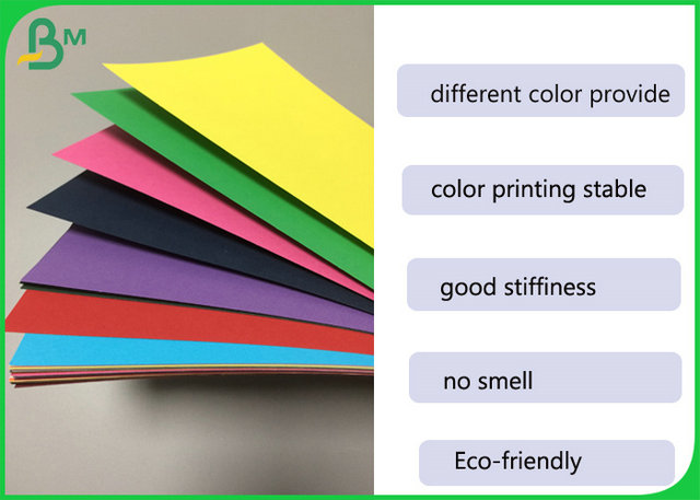 Bristol Paper coloreado material reciclado sin recubrimiento 220gsm 230gsm con el tamaño de 787m m 889m m