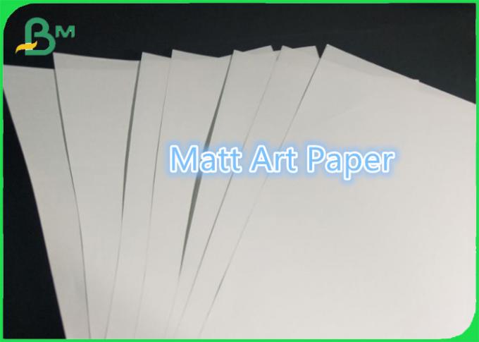 el lado del doble de 80gsm 100gsm cubrió el papel de la revista de Matte Paper White Printable C2S