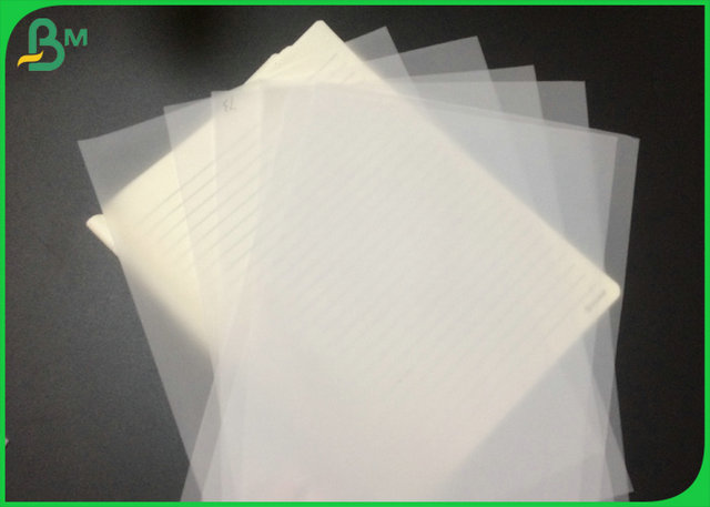 papel de trazado translúcido natural de 73gsm 83gsm para la impresión en offset del cad