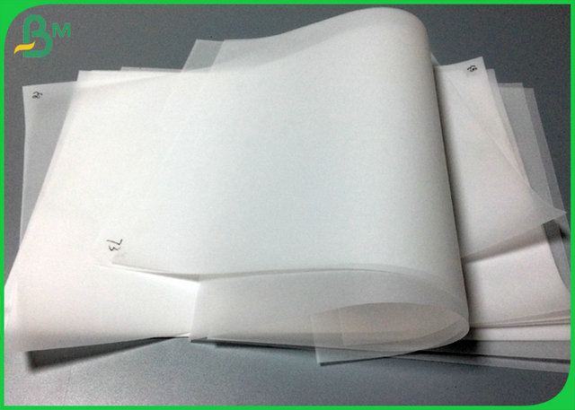 Buen papel de trazado translúcido de impresión de 53g 73g 83g para el paquete de la caja de regalo