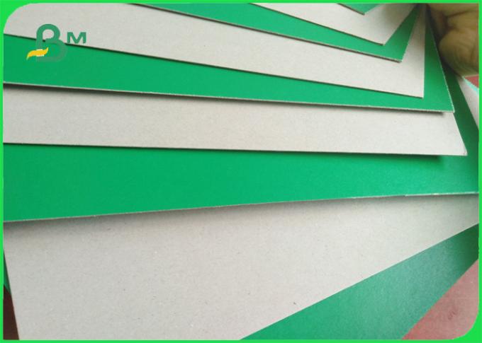 cajas laqueadas 1.3m m verdes de Grey Rigid Cardboard For Storage del tablero del cartón de 1.2m m