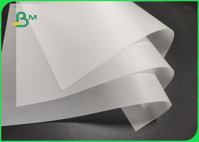 Papel de embalaje de papel translúcido del tamaño del modelo blanco 75gsm A1