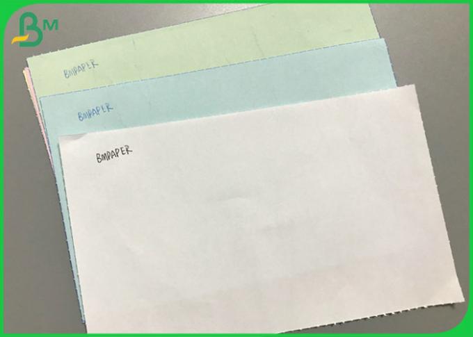 rollo enorme de papel sin carbono de NCR de la impresión azul 50gsm para la impresión de la factura