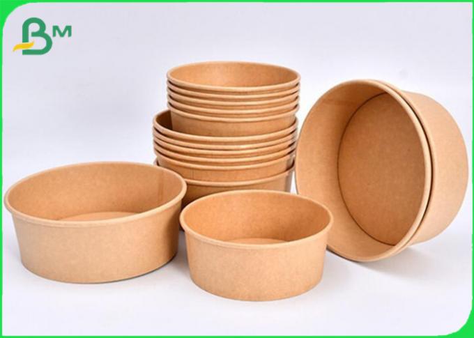 275gsm/300gsm impermeables a la grasa PE cubrió el rollo de papel marrón de Kraft para el cuenco para llevar