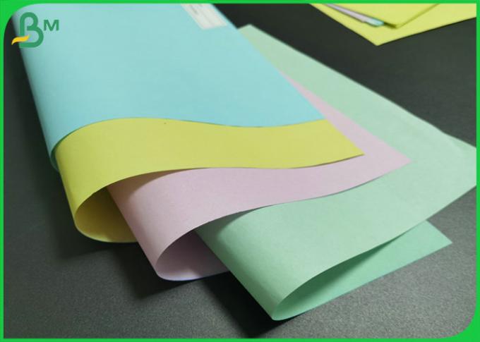 50gsm multicolor a 55gsm cubrió el papel sin carbono de la copiadora escaria embalar