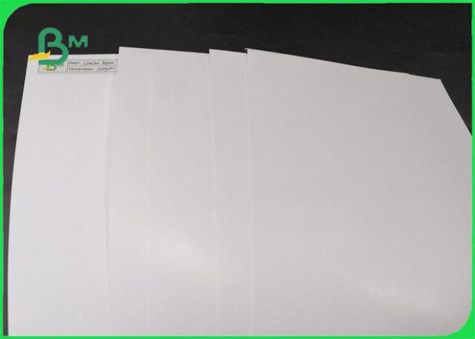 61 * los 86cm 100% resistencias plegables excelentes de papel de Couche de la pulpa de Vigin para la impresión