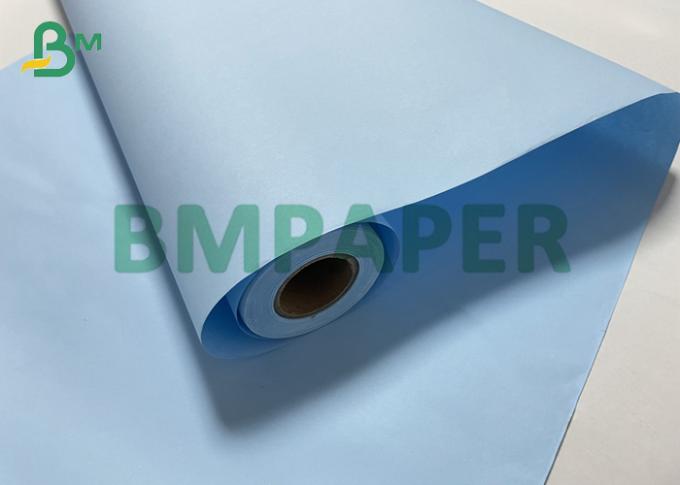 papel de trazador azul echado a un lado doble de 80g cad para la representación del diseño