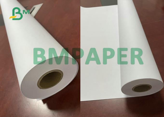Papel de trazador ancho de White cad de la impresora de chorro de tinta del formato 20# para la construcción