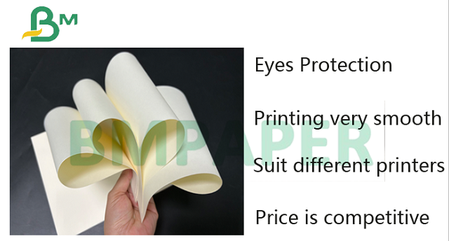 alto papel de impresión en offset de la crema de la opacidad 70g 75g 80g de 700 x de 1000m m para la impresión nueva