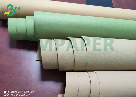 Tela lavable colorida natural del papel de DIY Kraft con la impresión de seda