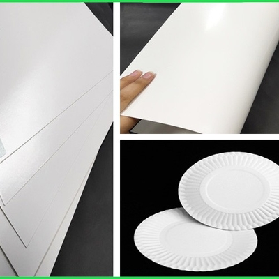 El FDA y el SGS 300g aprobaron el tablero blanco del papel revestido FBB del PE para las placas de papel