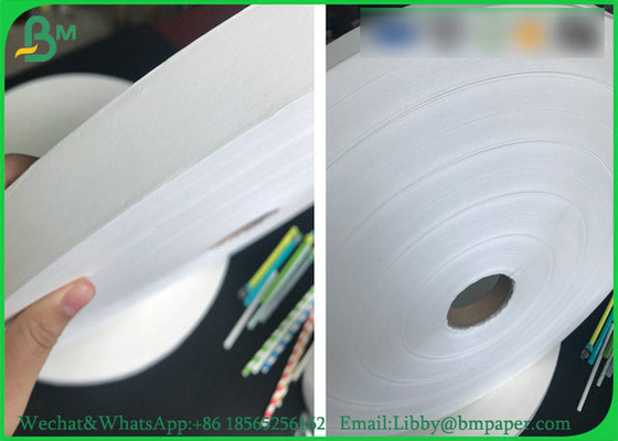 papel Slitted Rolls de la categoría alimenticia del papel 13.5m m 14m m del arte de MG de la paja de 120g FDA