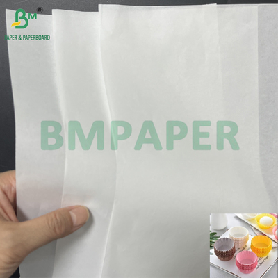Prueba de grasa buena liberación 38gm Kit de papel de taza de horneado de colores blancos 3