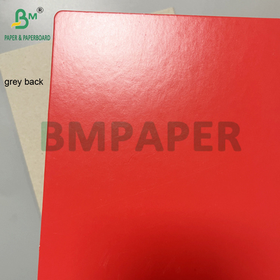 Tabla dura de 2 mm de espesor, recubierta de rojo verde con espalda gris