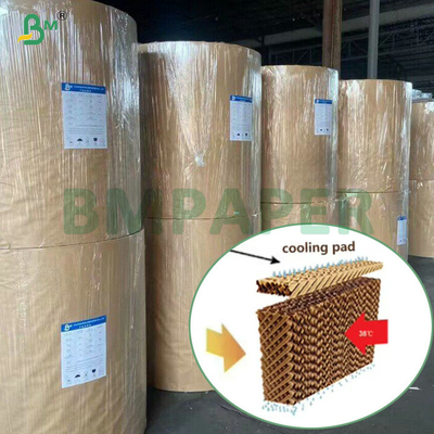 95 gm 105 gm Papel Kraft de alta resistencia a la humedad absorbente para almohadillas de enfriamiento de aves de corral