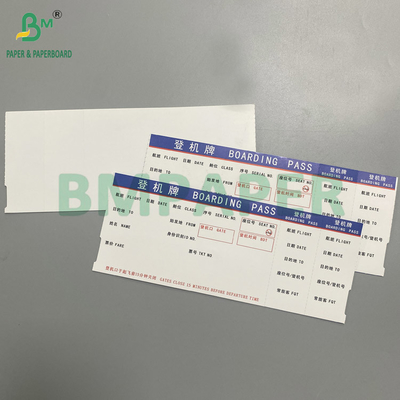 175 g de tarjeta de embarque de cartón térmico blanco blanco 18,8 cm x 8,3 cm 500 hojas por paquete