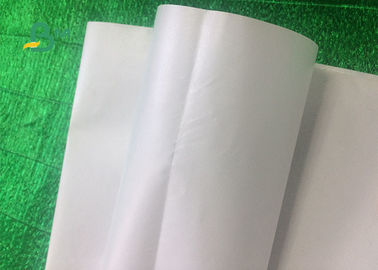 Impermeable a la grasa/la prenda impermeable 40gsm PE cubrió el papel de Kraft blanco para el bolso de la hamburguesa