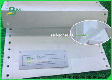Etiquetas de boletos de tela de matriz Hoyo perforado de papel Reforzado en la parte posterior con cinta adhesiva