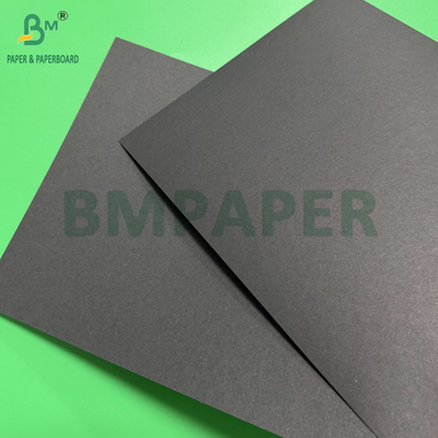 400 gm 450 gm Papel negro de dos lados hojas negras profundas 610x860 mm