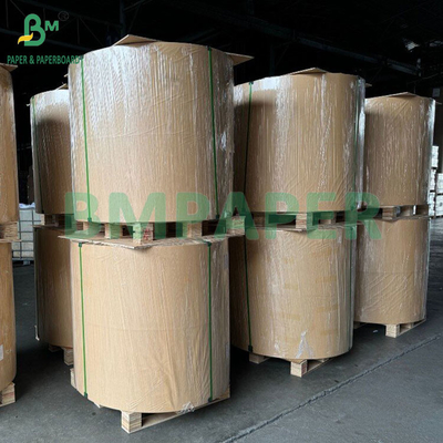 Papel de recubrimiento de calidad alimentaria de 120 gramos de color marrón Kraft para hacer bolsas de mano bolsas de embalaje de alimentos