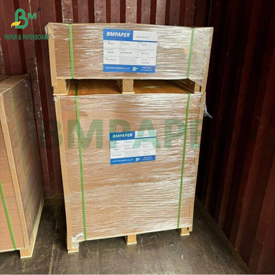 650 g 1250 g Hojas de cartón de hierro Kraft de revestimiento marrón para soluciones de protección