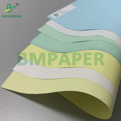 Amarillo Azul 55gm 60gm Papel en blanco sin carbono para recibo