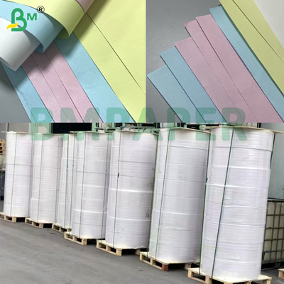 55gm Imagen en blanco / azul Papel sin carbono Rollos y hojas para la impresión de recibos NCR CB / CF / CFB
