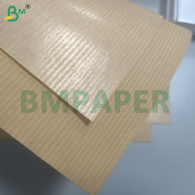 Papel de regalo de Kraft con cuerdas marrones puras 50gm 60gm MG