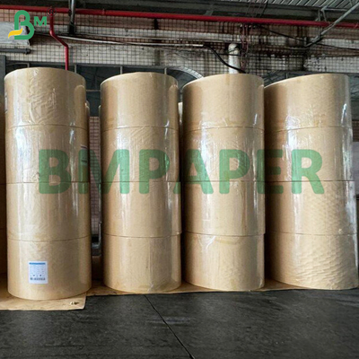 Papel Kraft a rayas Texturas de 40 gsm de un lado Máquina glaseada brillante para envolver