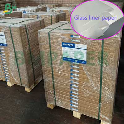 Papel de vidrio blanco de 28 gramos para forro de botellas de vino, 11 x 14 pulgadas
