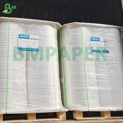 24g 28g 6000m Rollo Blanco de calidad alimenticia buena rigidez Papel de envoltura de paja para bebidas Paja Embalaje de paja