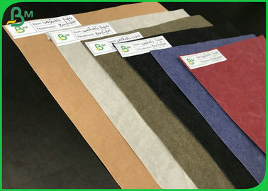 Rasgón Eco resistente - papel lavable 0.55m m colorido amistoso de 0.3m m Kraft para los bolsos de DIY