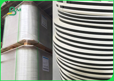 14m m 15m m Straw Paper de consumición rayado impreso aduana FDA biodegradable