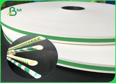rollo imprimible de la paja de 14m m 15m m 60gsm 120gsm, papel 100% de Kraft de la categoría alimenticia del FDA