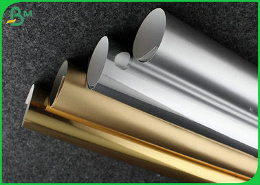 oro del laser 250GSM y hoja del papel de plata para hacer la caja de empaquetado cosmética de gama alta