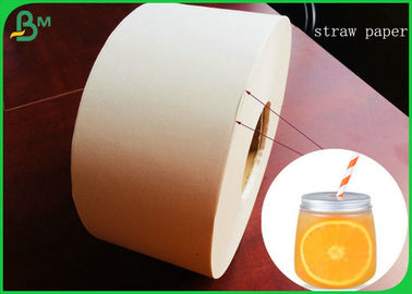 material blanco imprimible del rollo del papel de paja de la raya del 13.5MM el 14MM para hacer la paja