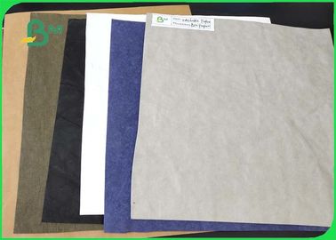 30 papel de Kraft lavable de la pulpa de la tela de la anchura de los colores 150CM para los bolsos y el embalaje de DIY